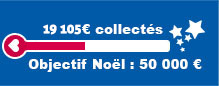 14 121 euros collectÃ©s. Objectif NoÃ«l : 50 000 euros