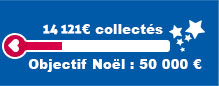 14 121 euros collectÃ©s. Objectif NoÃ«l : 50 000 euros