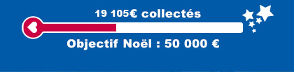 14 121 euros collectÃ©s. Objectif NoÃ«l : 50 000 euros