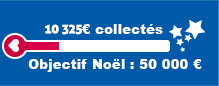 10 325 euros collectÃ©s. Objectif NoÃ«l : 50 000 euros