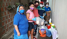 Soutenir les familles démunies des bidonvilles de Buenos Aires